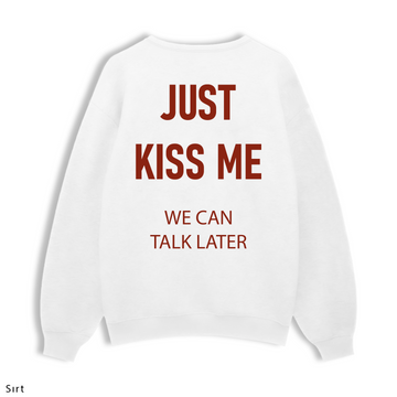 Regular Sweatshirt "Kiss Me"