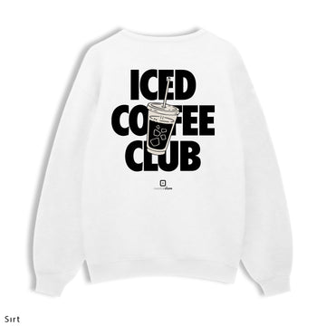 Regular Sweatshirt "Iced Coffee Club"