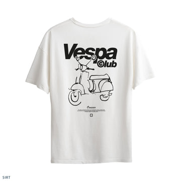 Oversize T-Shirt "Vespa Club"