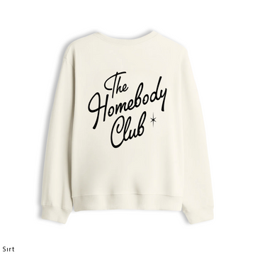 Oversize Sweatshirt "The Homebody Club"