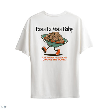 Oversize T-Shirt "Pasta La Vista Baby"