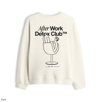 Oversize Sweatshirt "After Work Detox Club"
