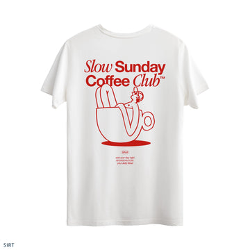 Regular T-Shirt "Slow Sunday Coffee Club"