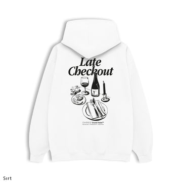 Regular Hoodie "Late Checkout"