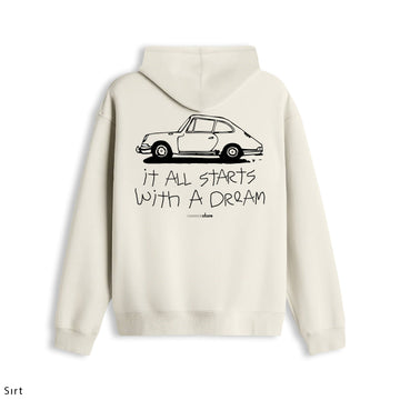 Oversize Hoodie "It All Starts With a Dream"