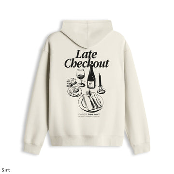 Oversize Hoodie "Late Checkout"