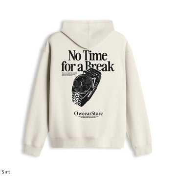 Oversize Hoodie "No Time For a Break"