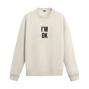 Oversize Sweatshirt "I'm Ok"