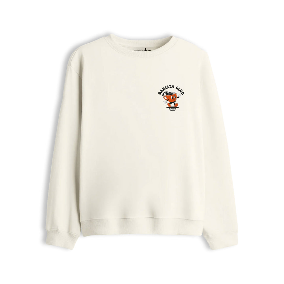 Oversize Sweatshirt "Barista Club"