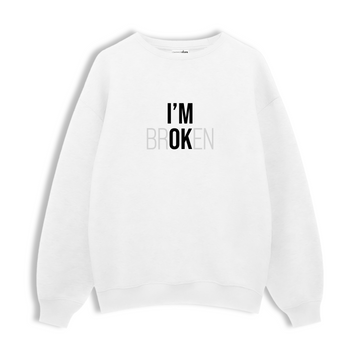 Regular Sweatshirt "I'm Ok"