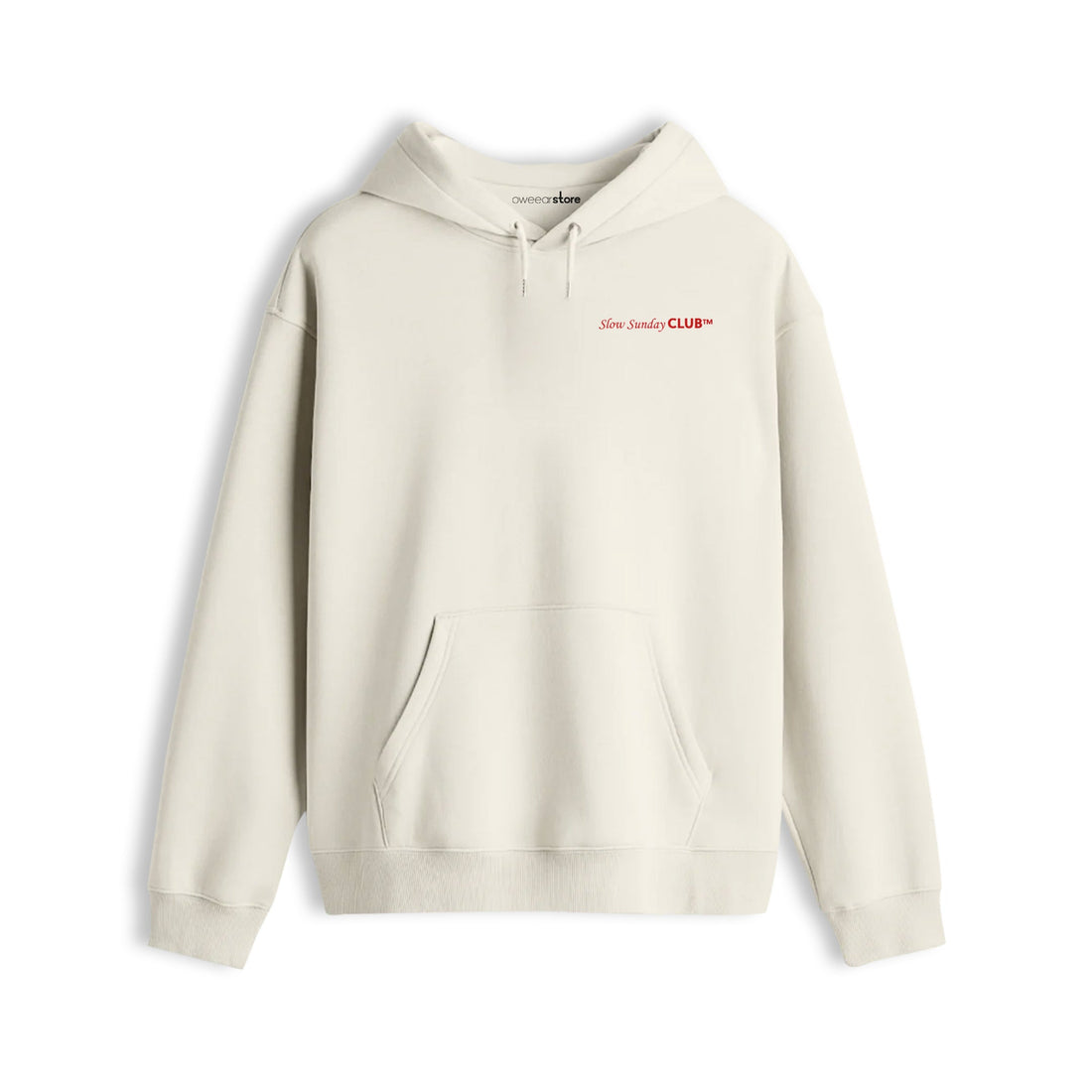 Oversize Hoodie "Slow Sunday Coffee Club"