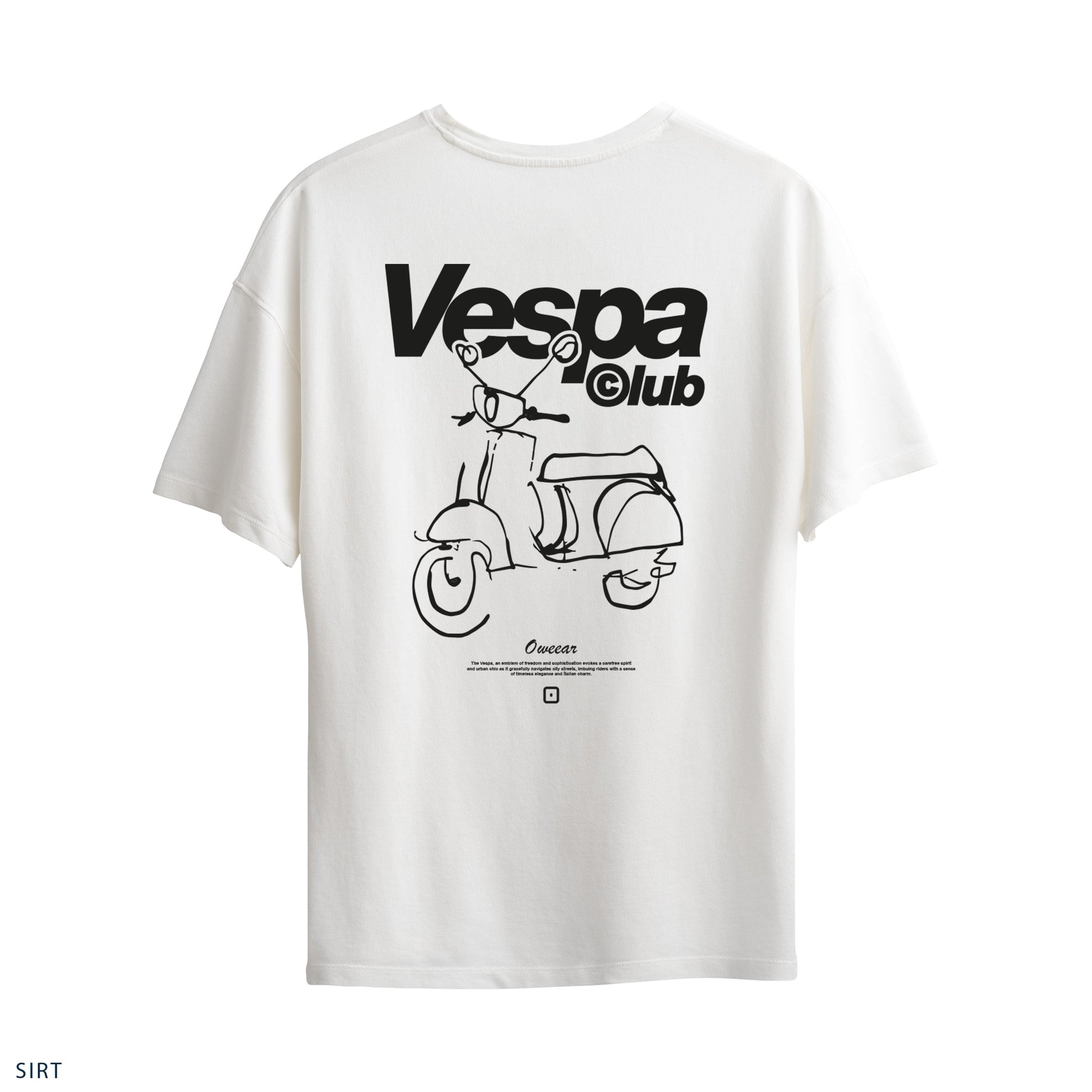 Oversize T-Shirt "Vespa Club"