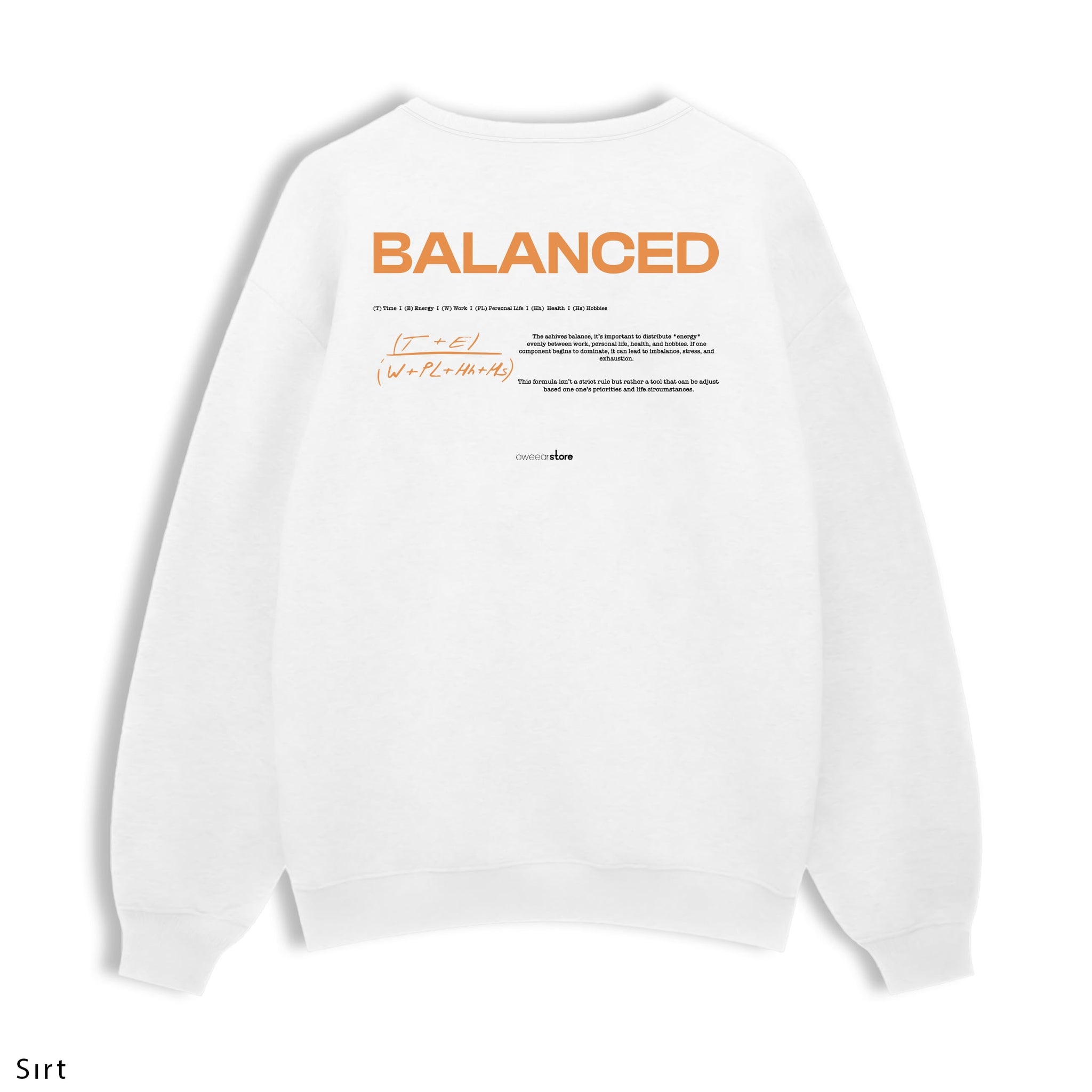 Regular Sweatshirt "Balanced"