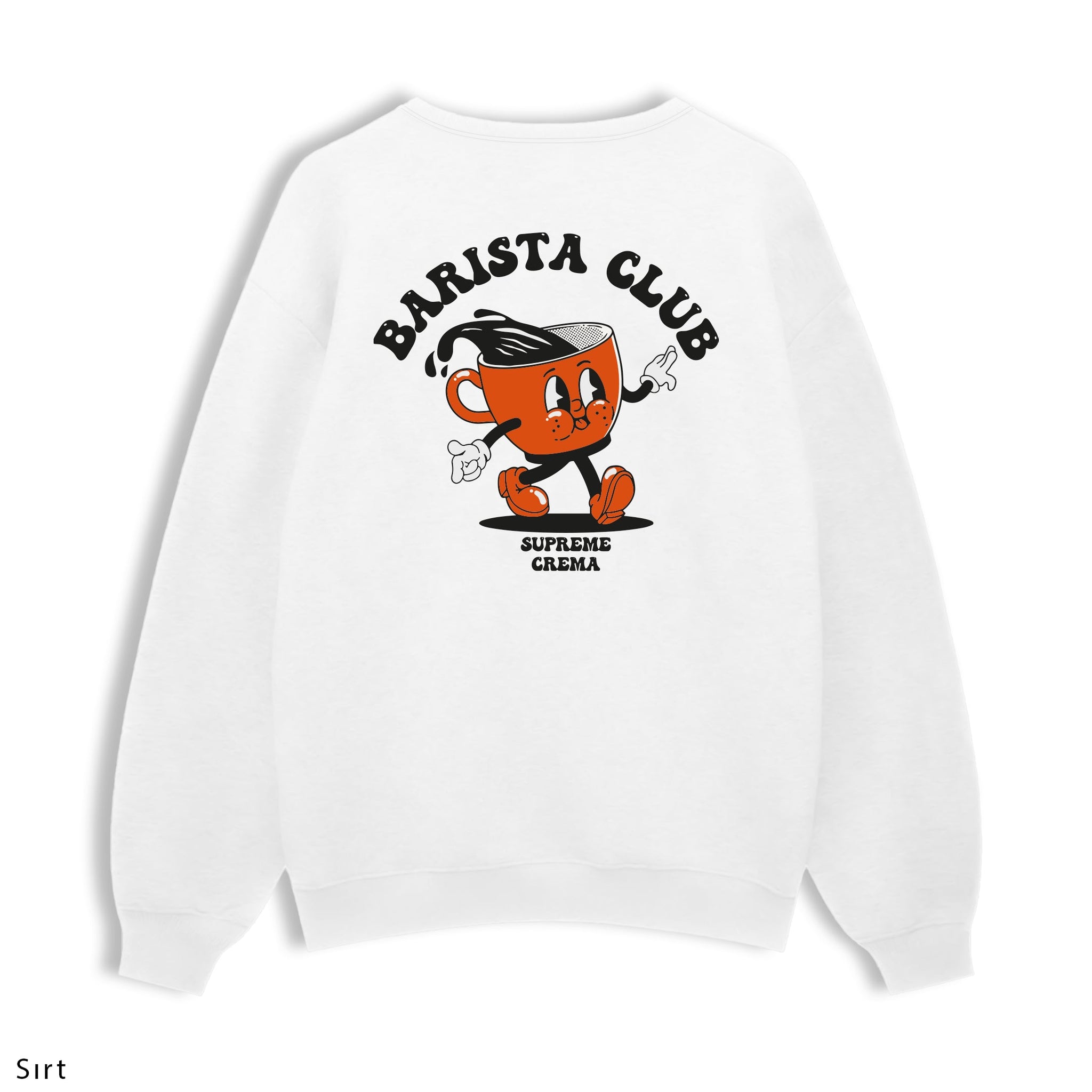 Regular Sweatshirt "Barista Club"