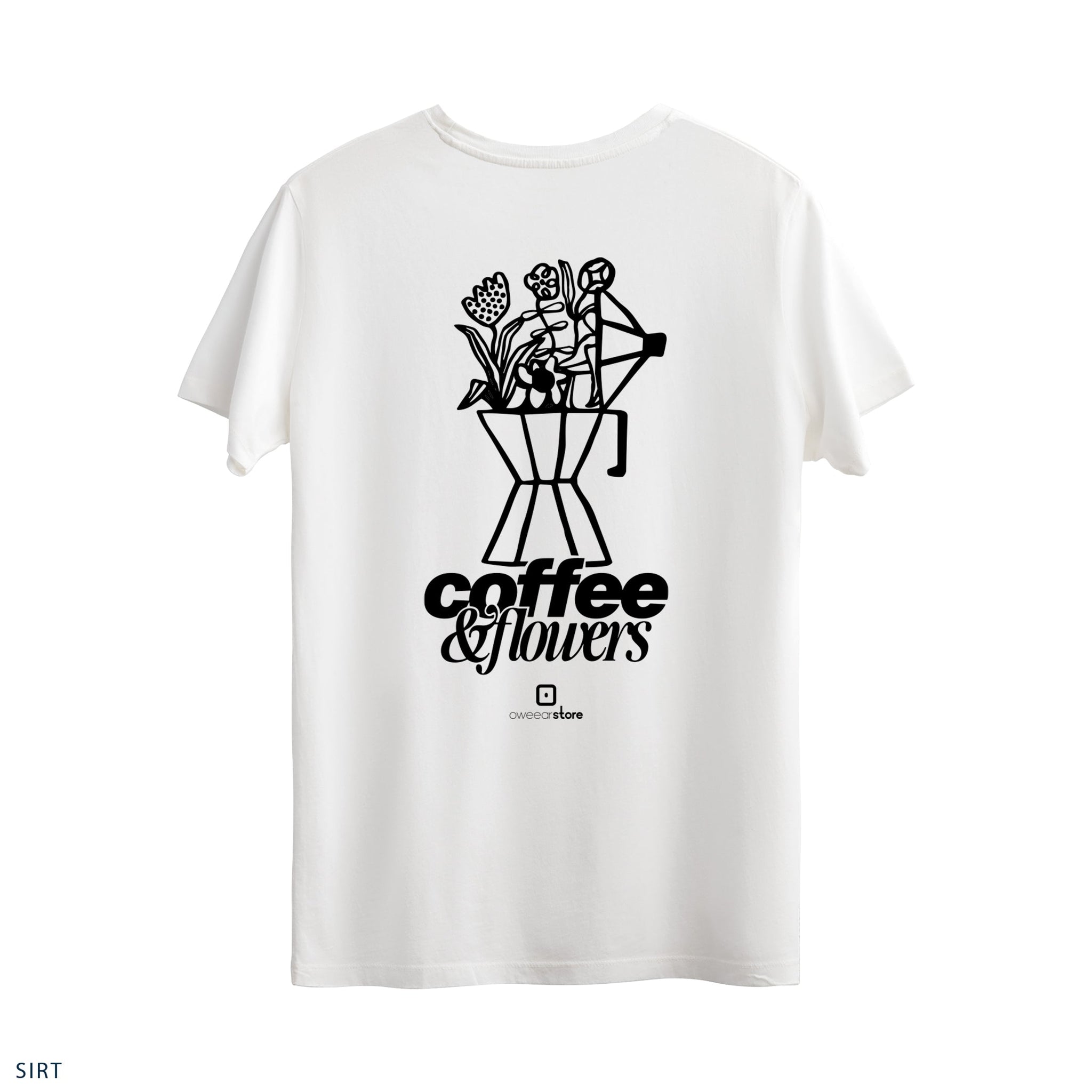 Regular T-Shirt "Coffee & Flowers