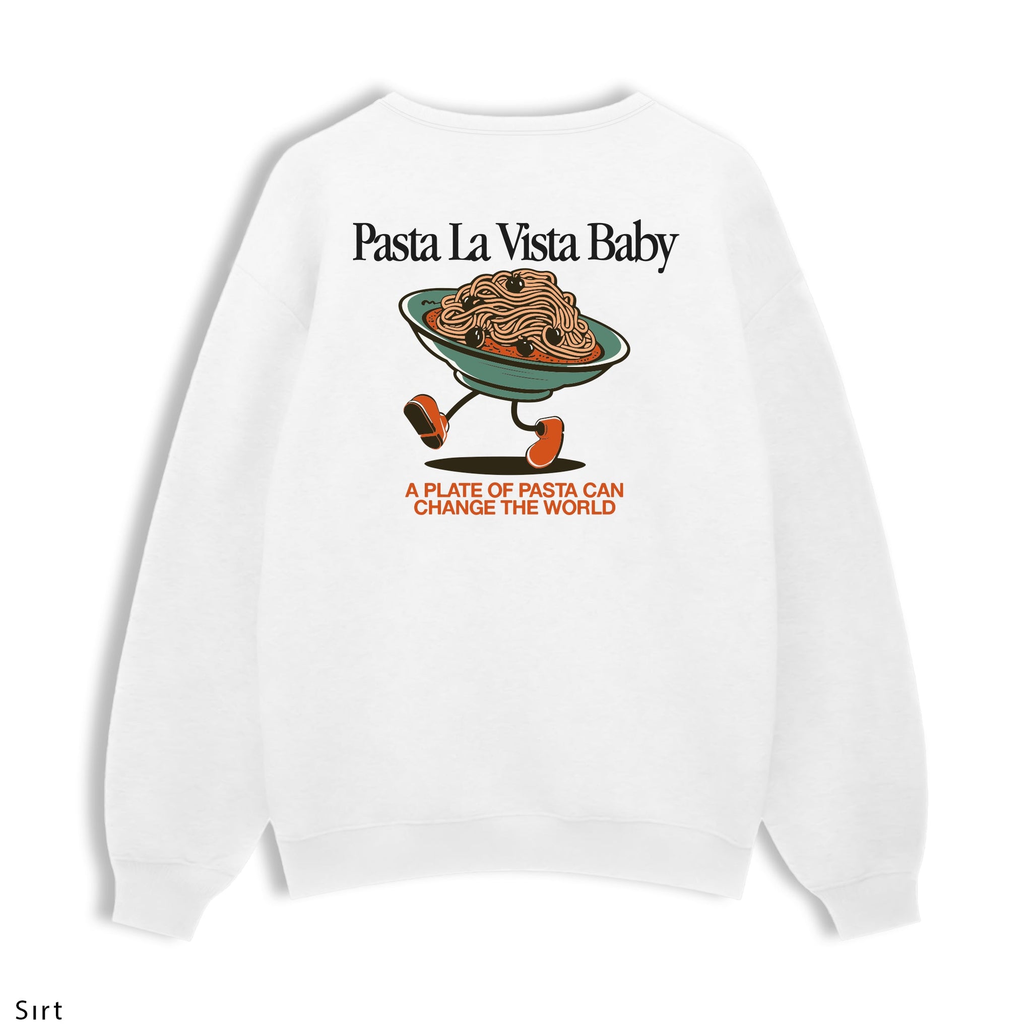 Regular Sweatshirt "Pasta La Vista Baby"