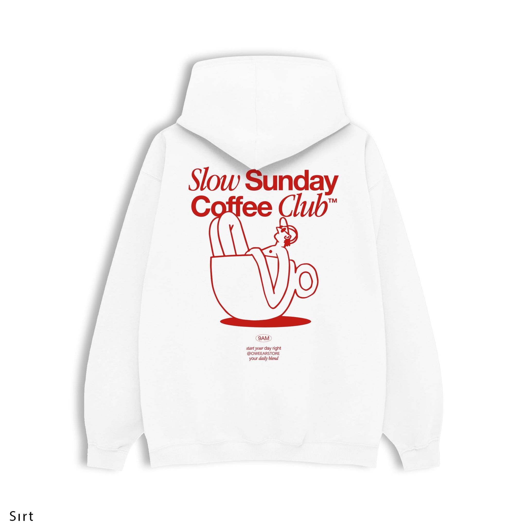Regular Hoodie "Slow Sunday Coffee Club"