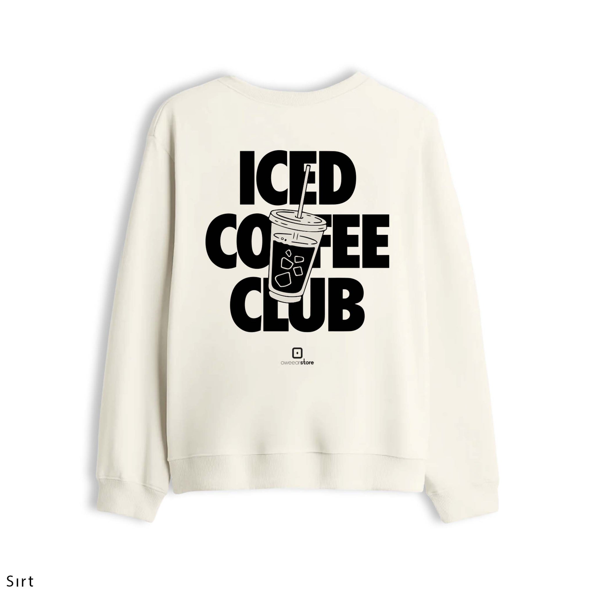 Oversize Sweatshirt "Iced Coffee Club"