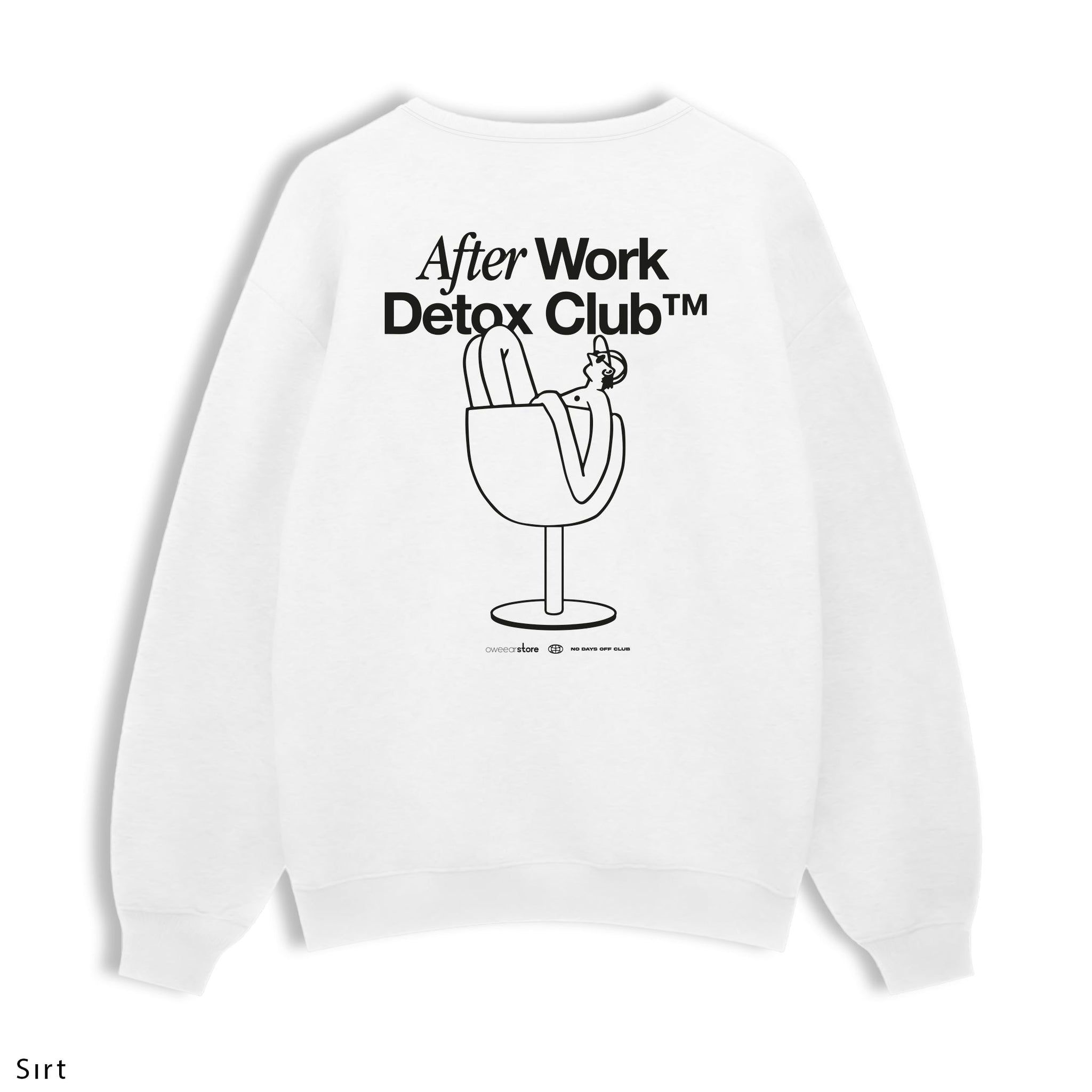 Regular Sweatshirt "After Work Detox Club"