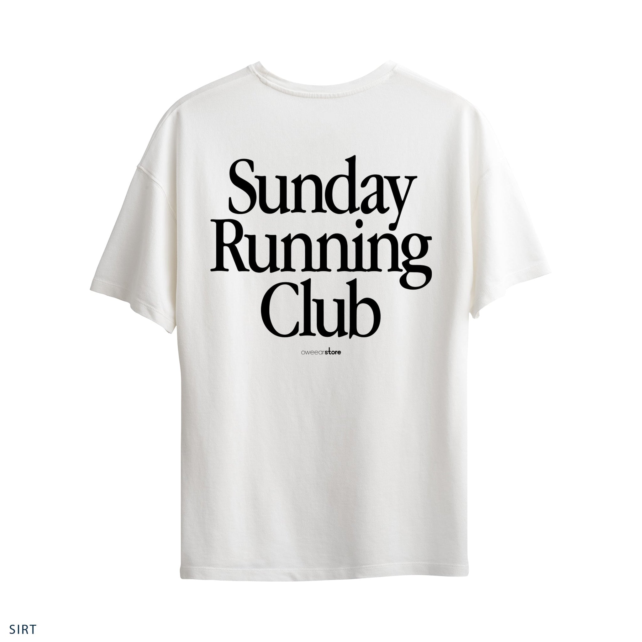 Oversize T-Shirt „Sunday Running Club“