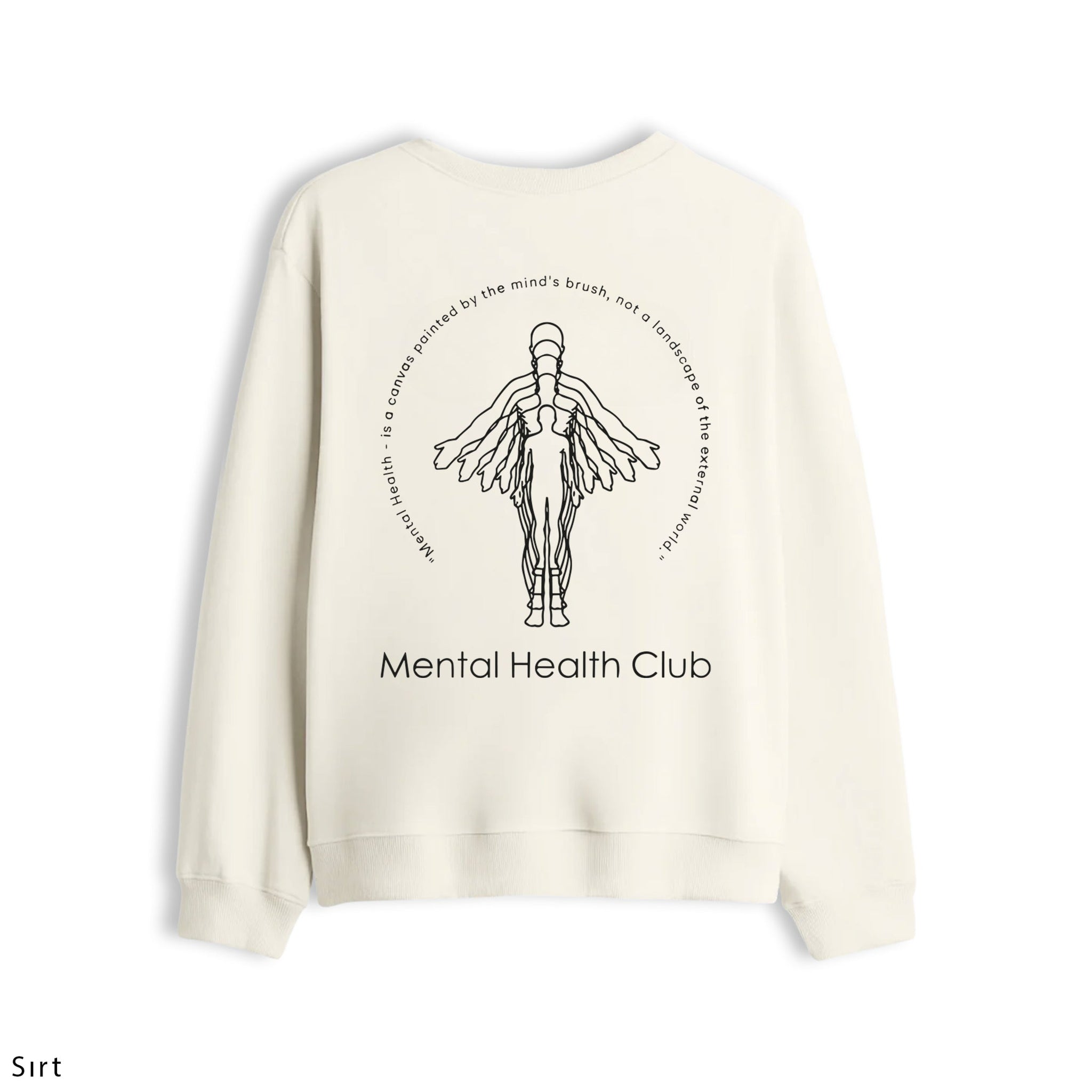 Oversize Sweatshirt "Mental Health Club"