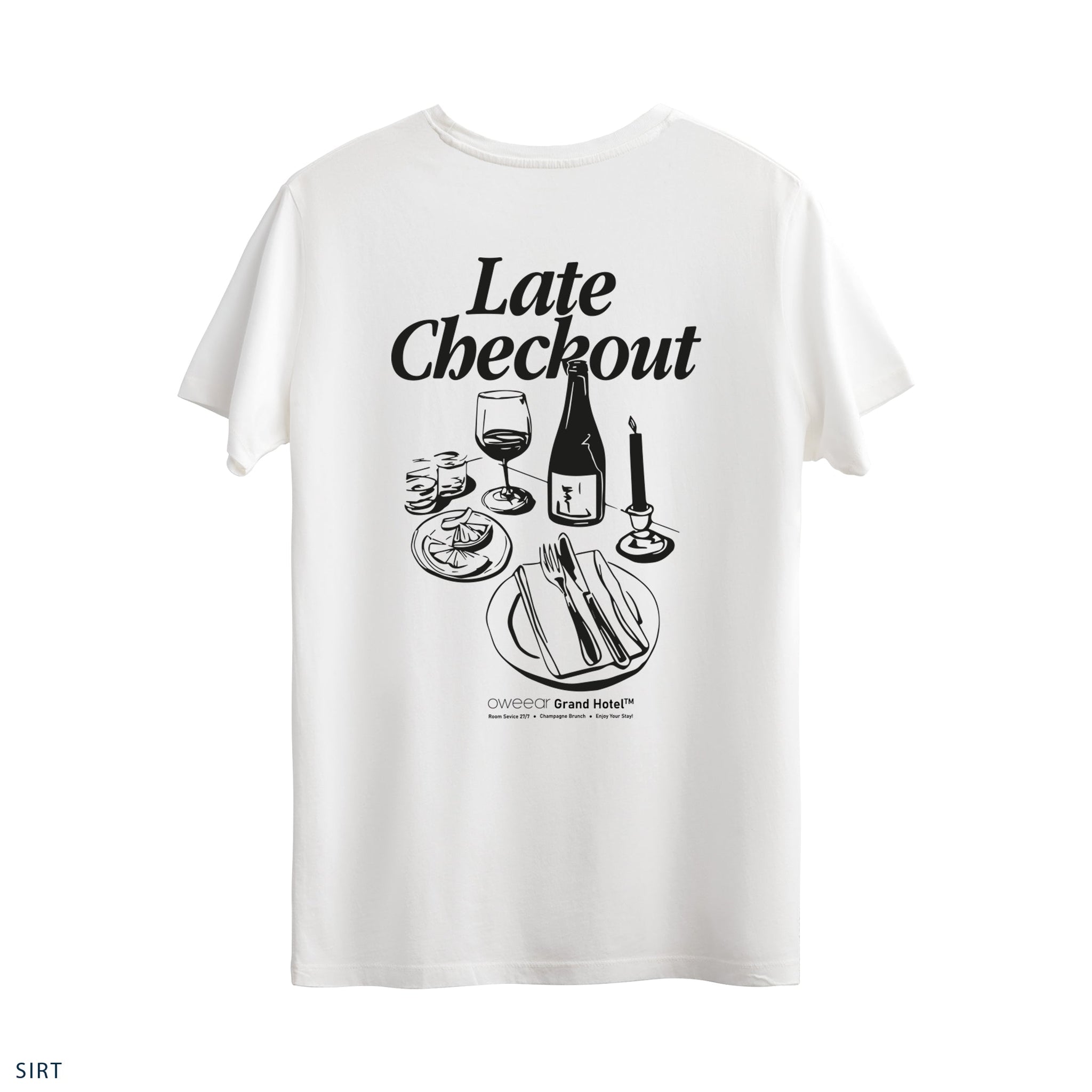 Regular T-Shirt "Late Checkout"