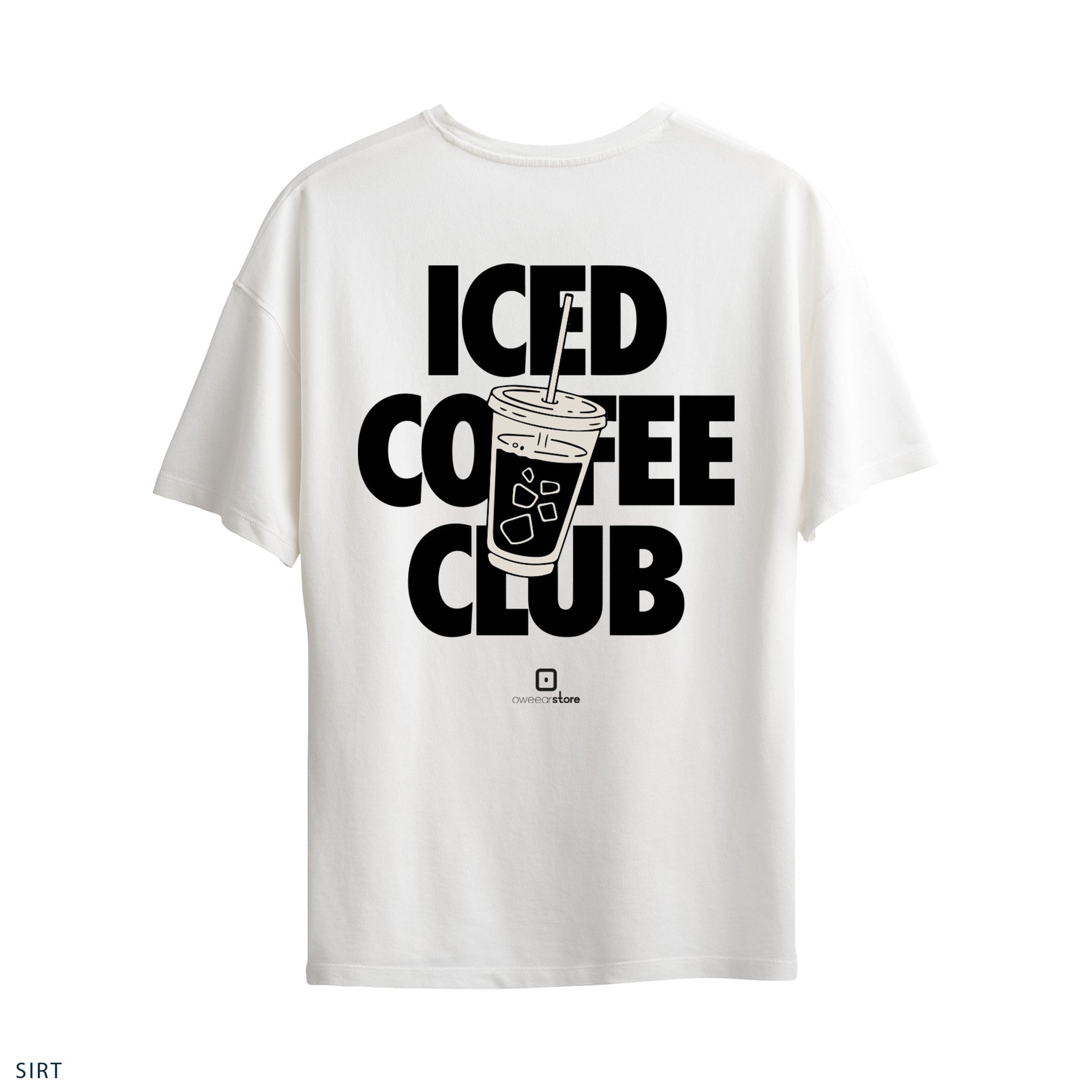 Oversize T-Shirt "Iced Coffee Club"