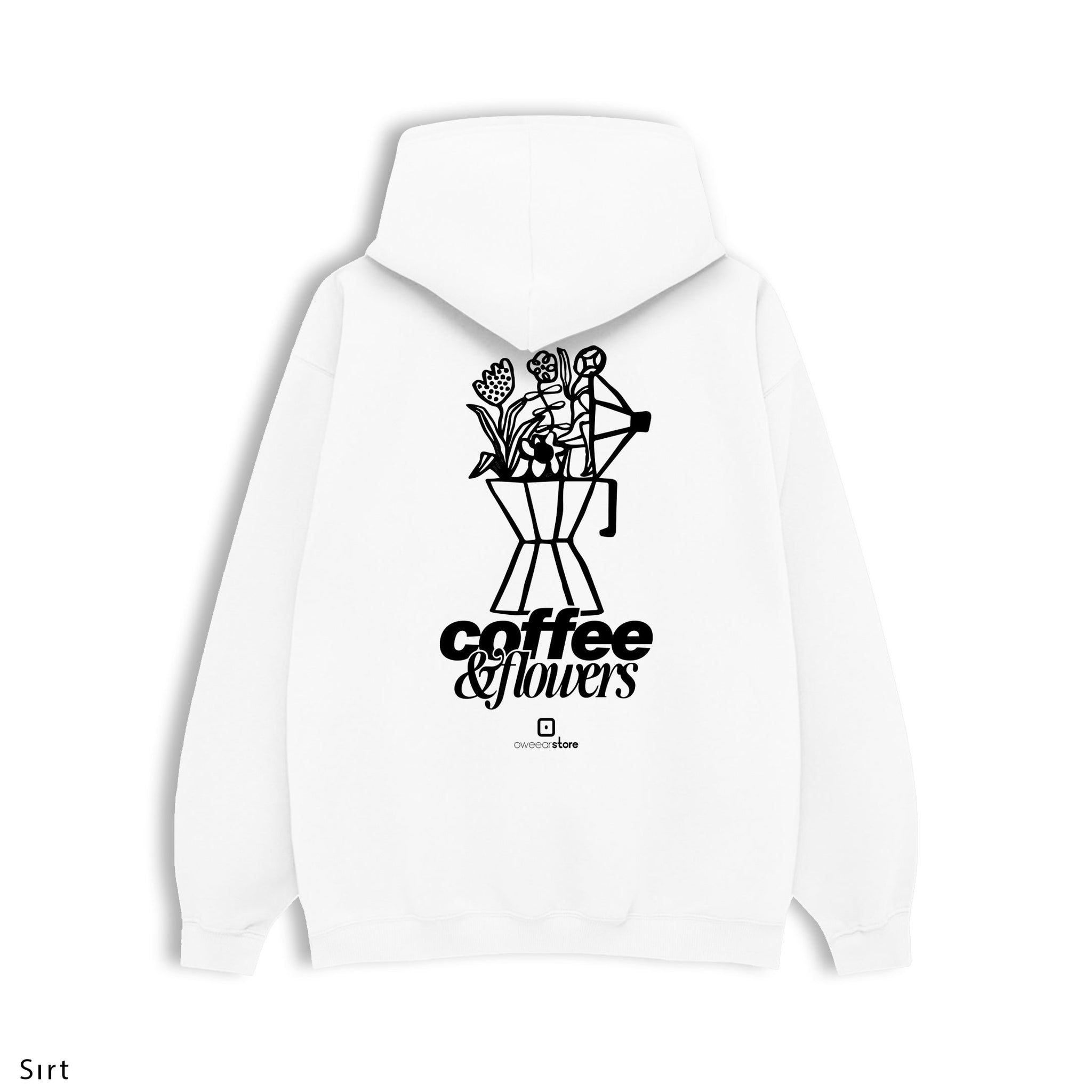 Regular Hoodie "Coffee & Flowers"