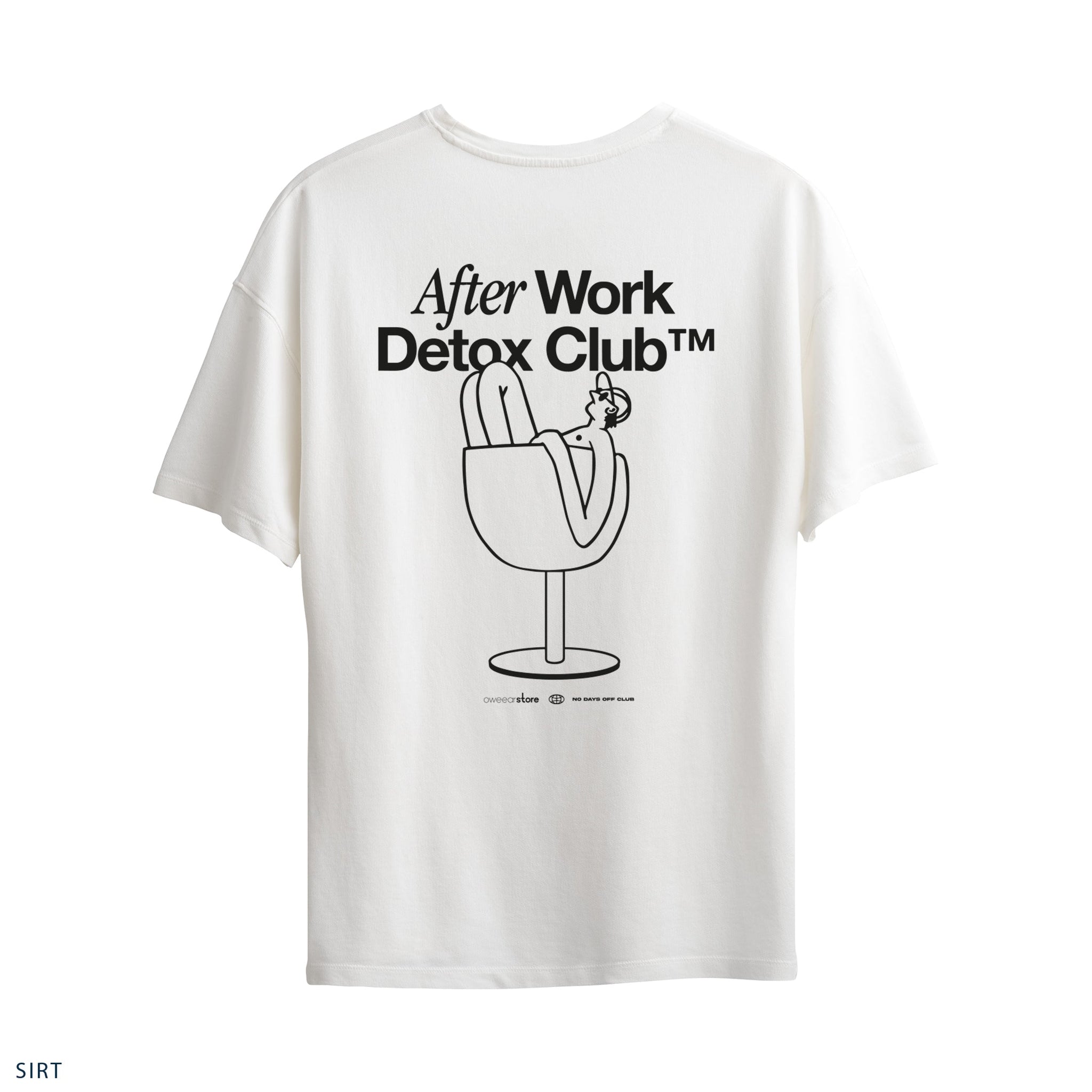 Oversize T-Shirt "After Work Detox Club"