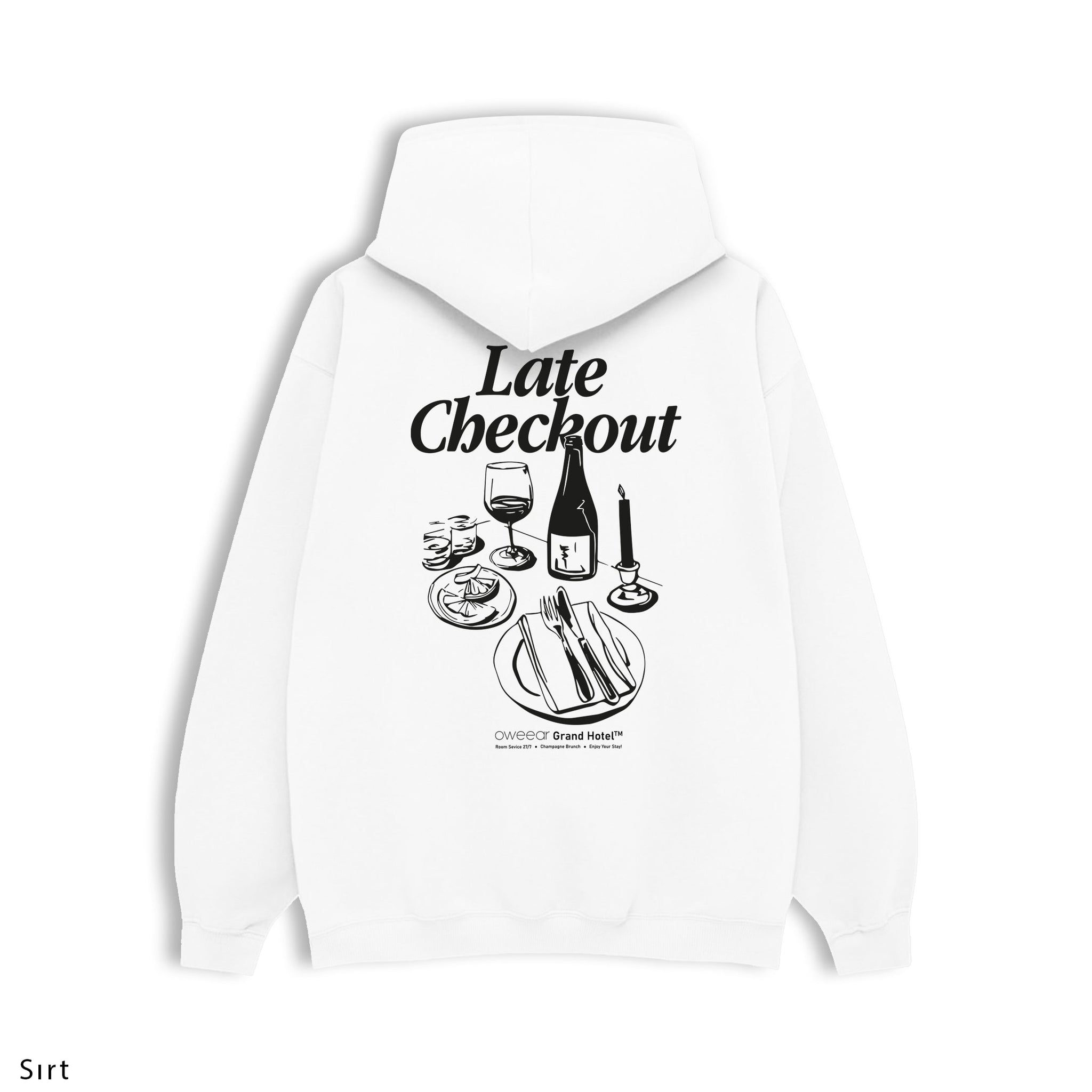 Regular Hoodie "Late Checkout"