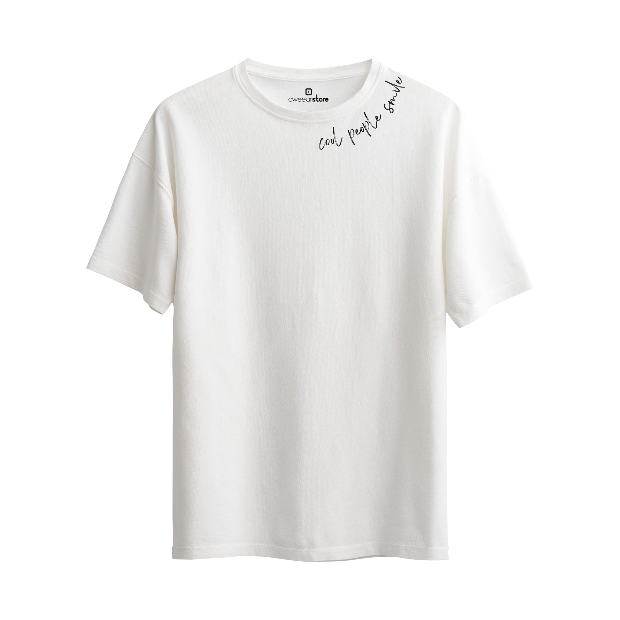 Oversize T-Shirt "Cool People Smile"