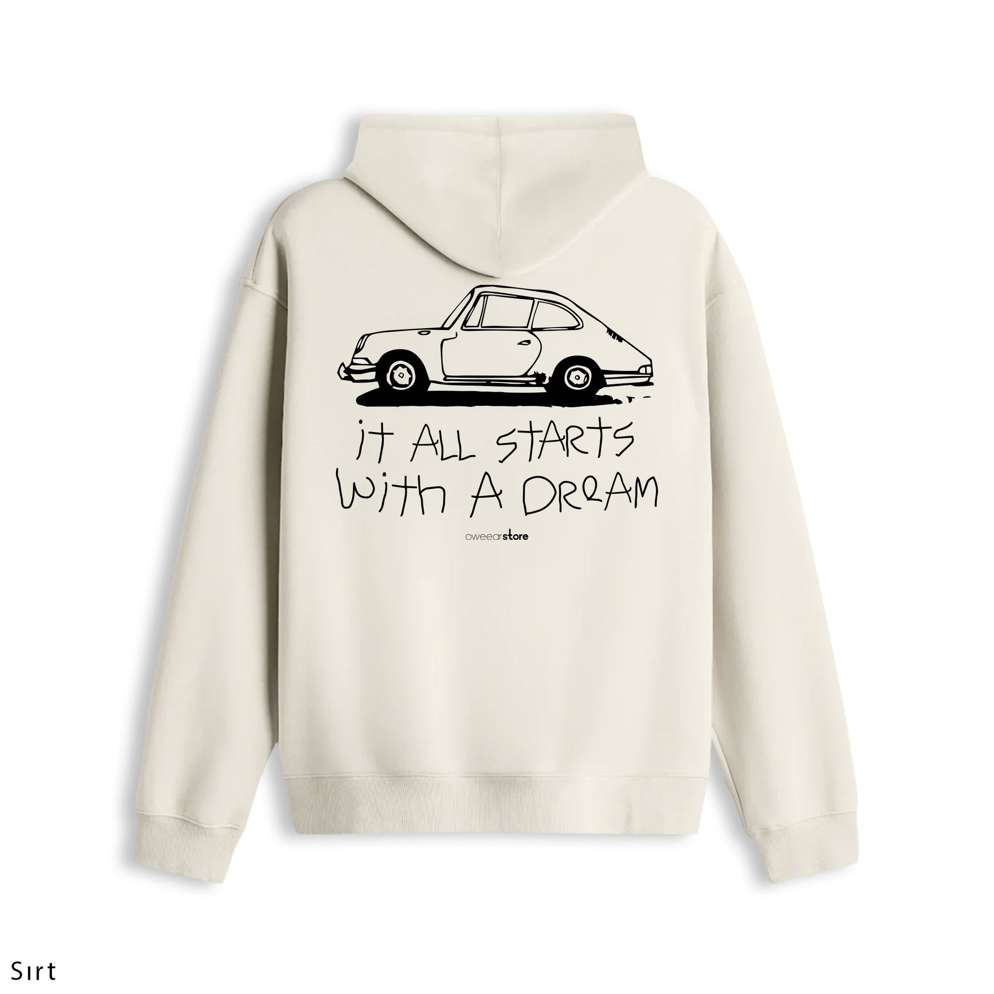 Oversize Hoodie "It All Starts With a Dream"