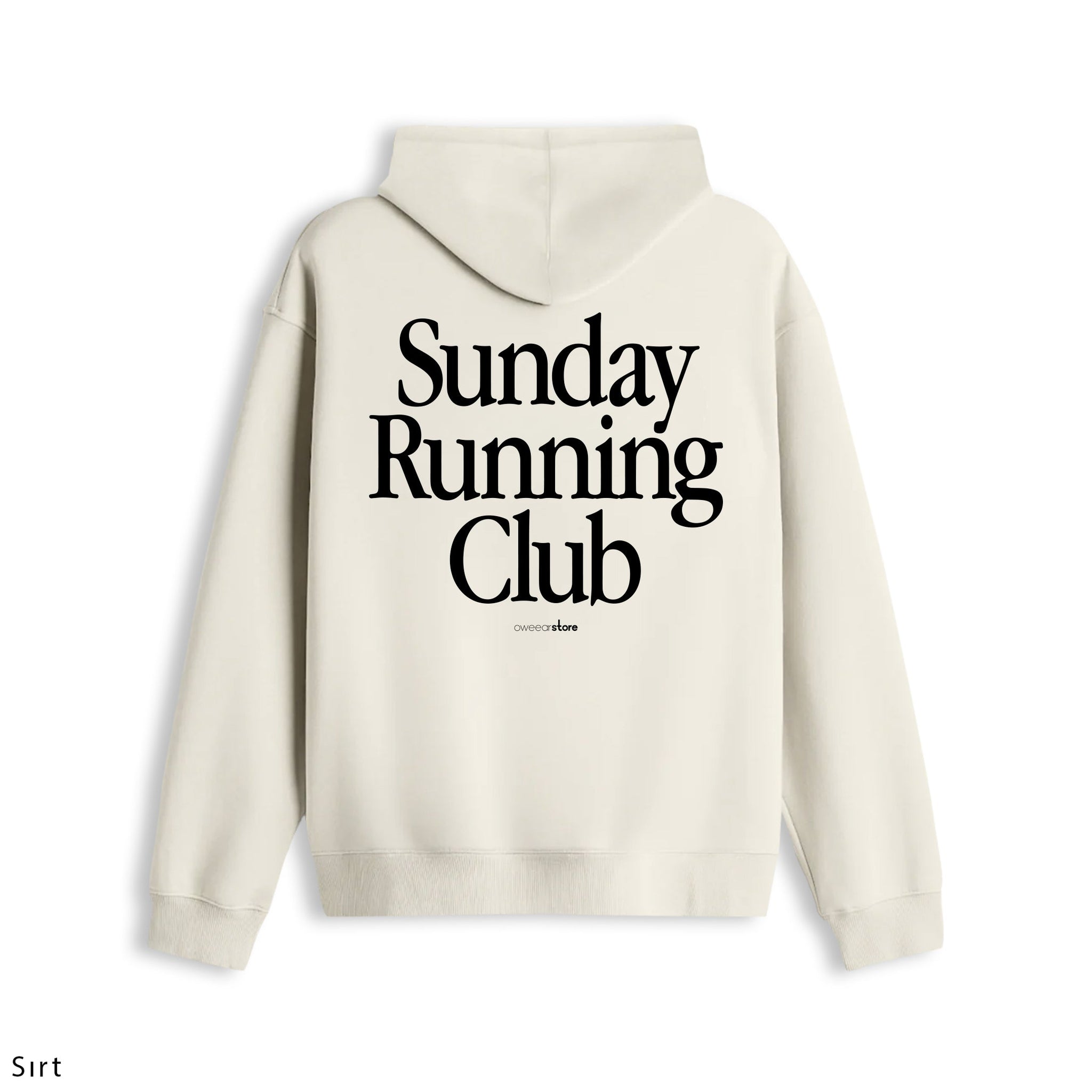 Oversize Hoodie "Sunday Running Club"