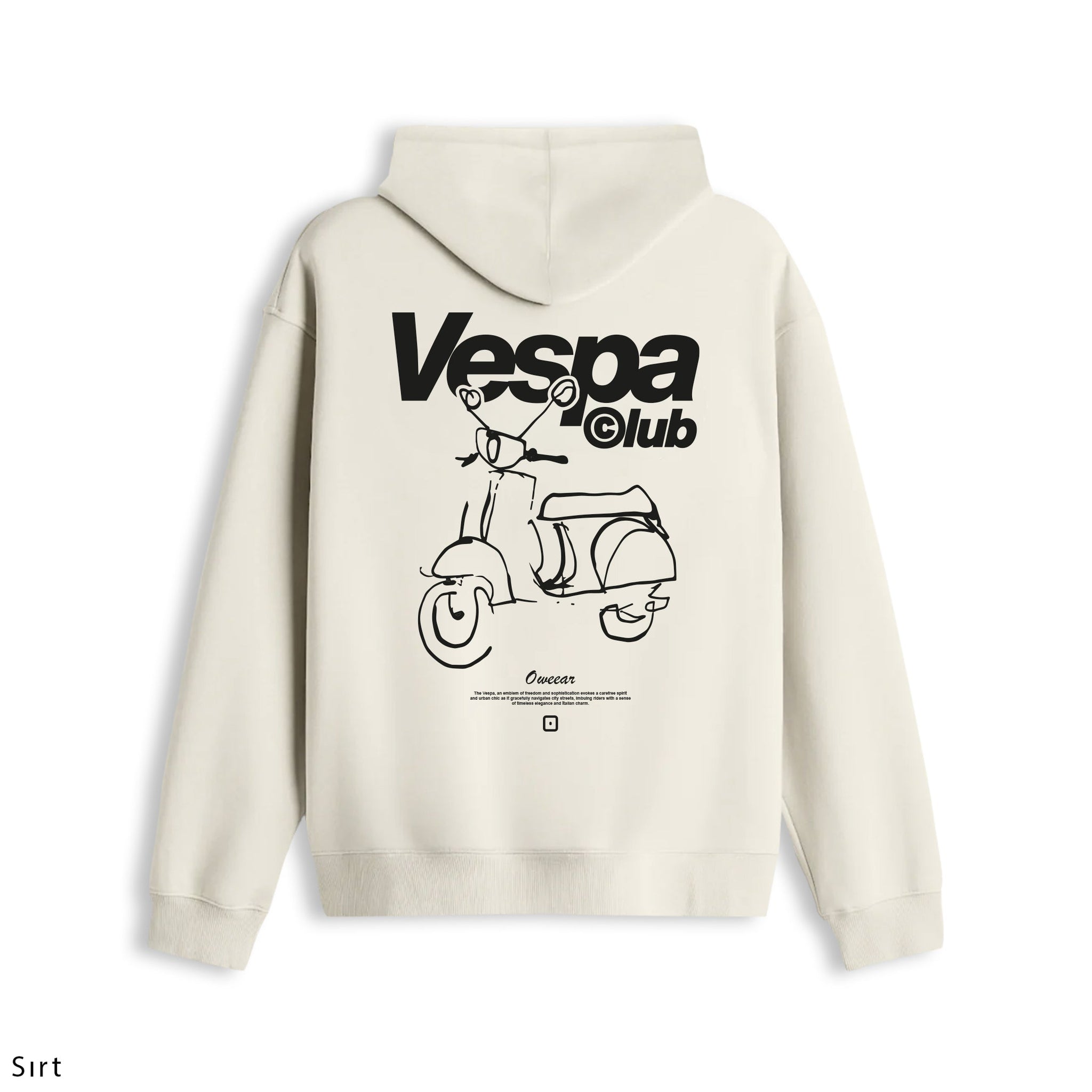 Oversize Hoodie "Vespa Club"