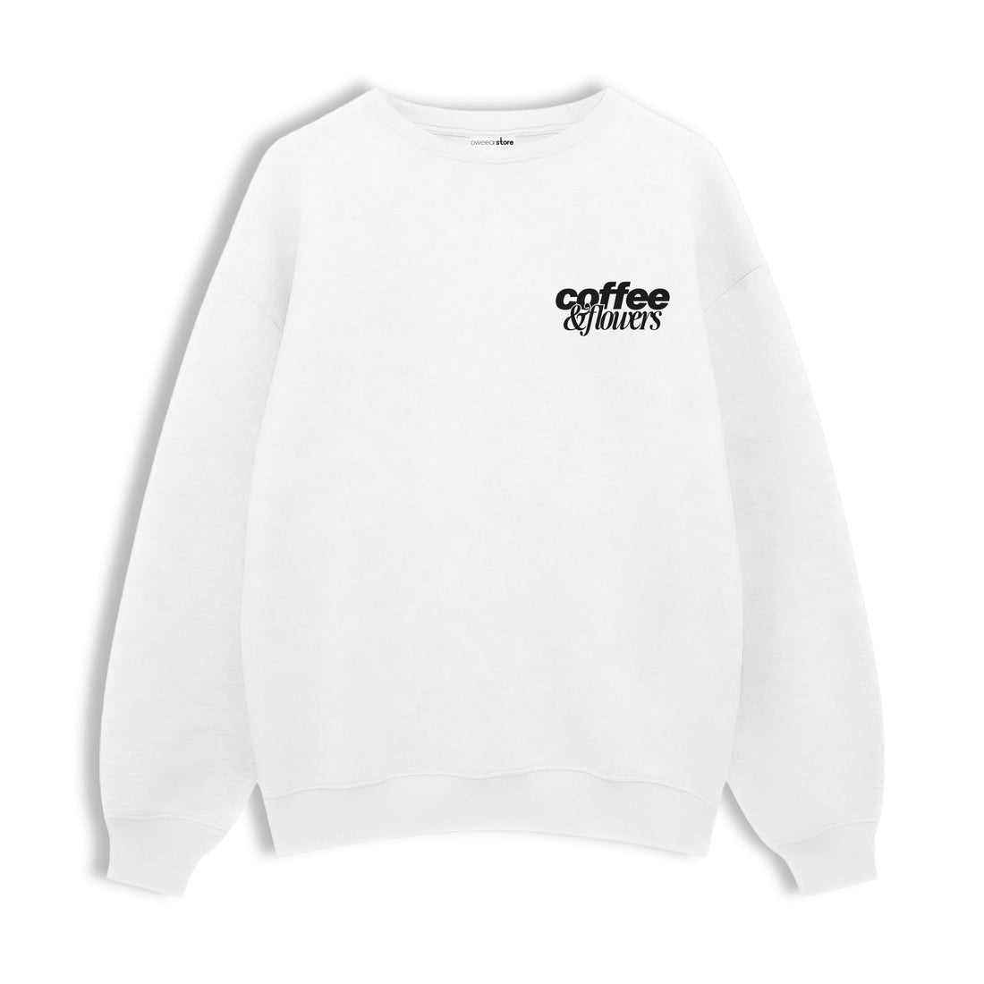 Regular Sweatshirt "Coffee & Flowers"