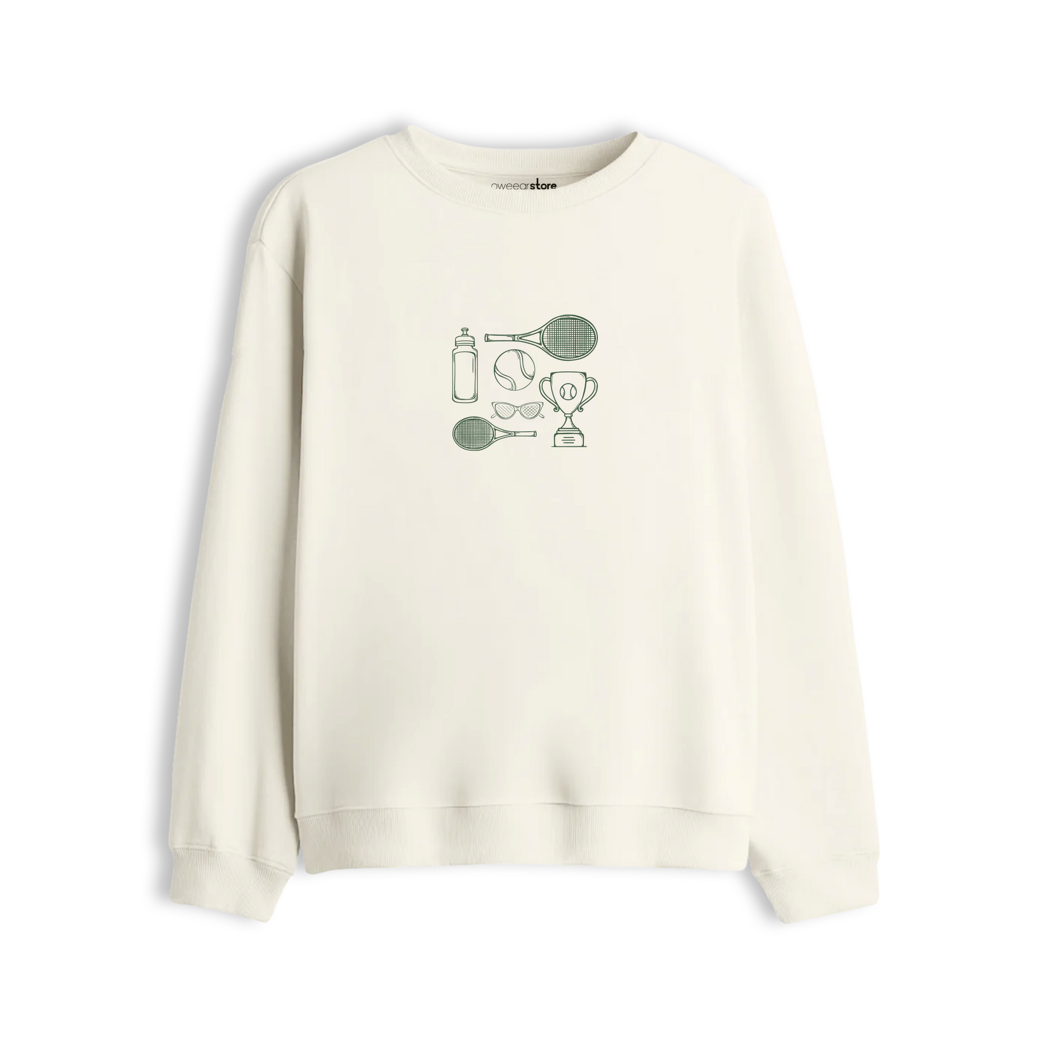 Oversize Sweatshirt "Tennis Player"
