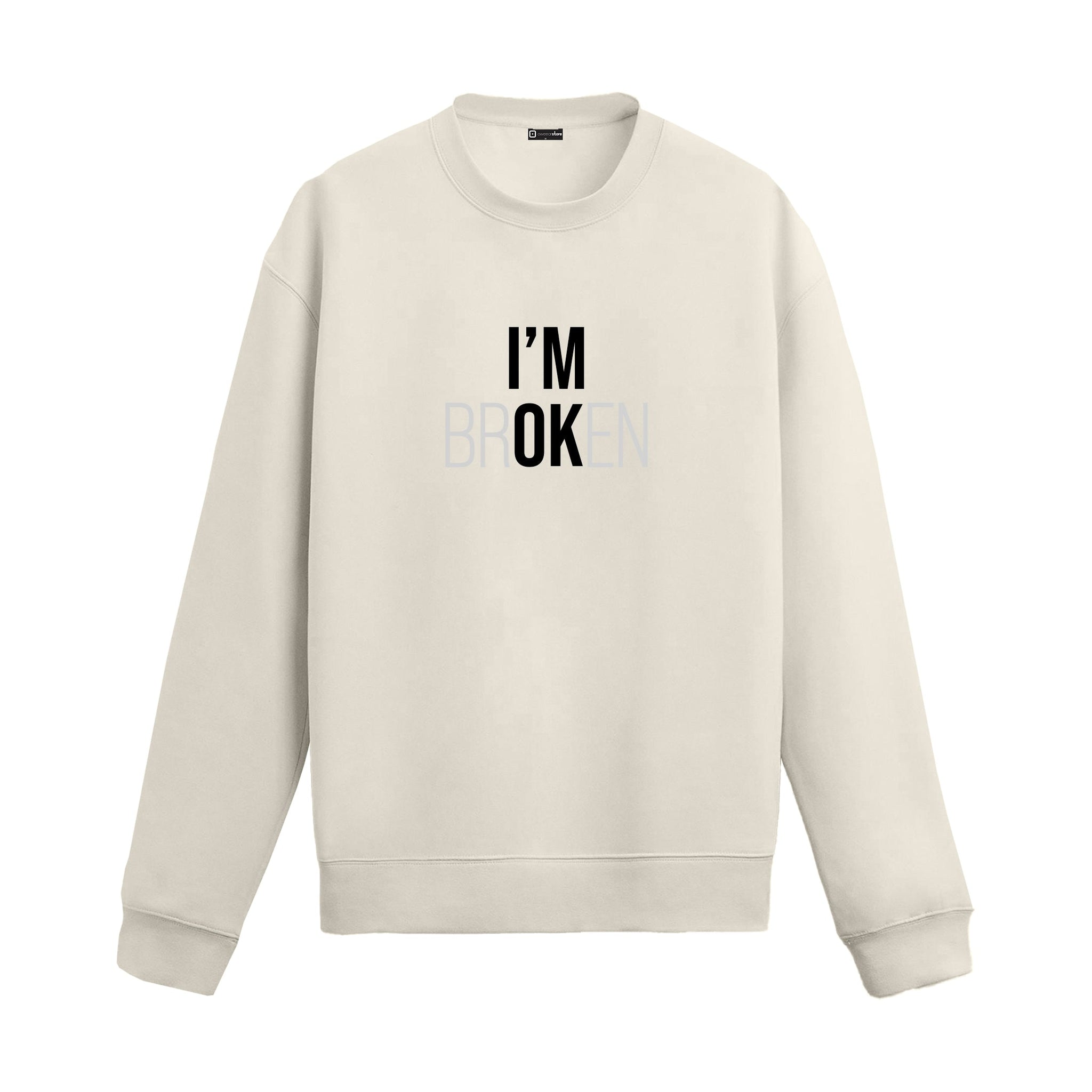 Oversize Sweatshirt "I'm Ok"