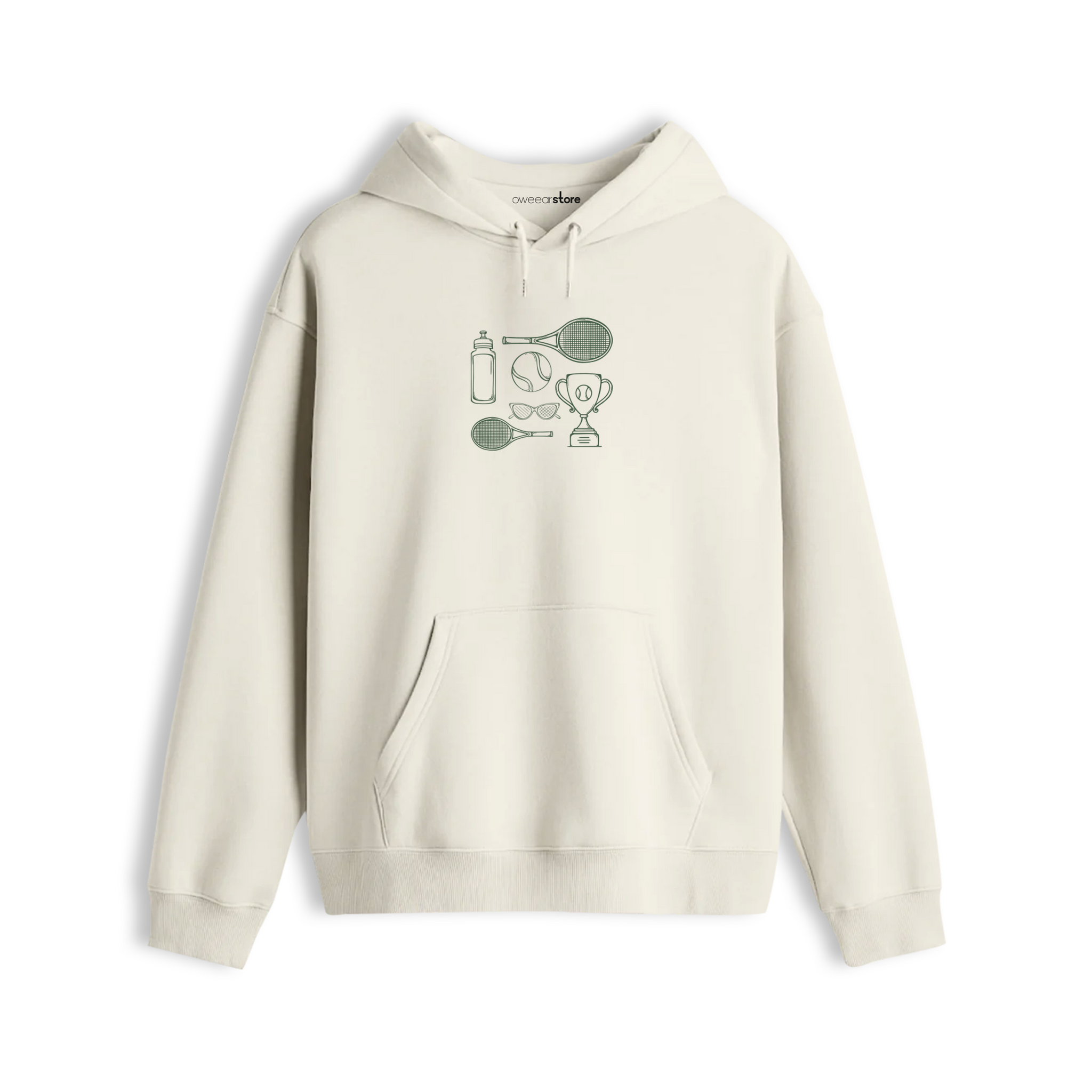 Oversize Hoodie "Tennis Player"